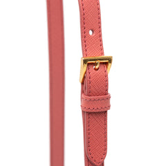 Small Saffiano Lux Galleria Double Zip Satchel
