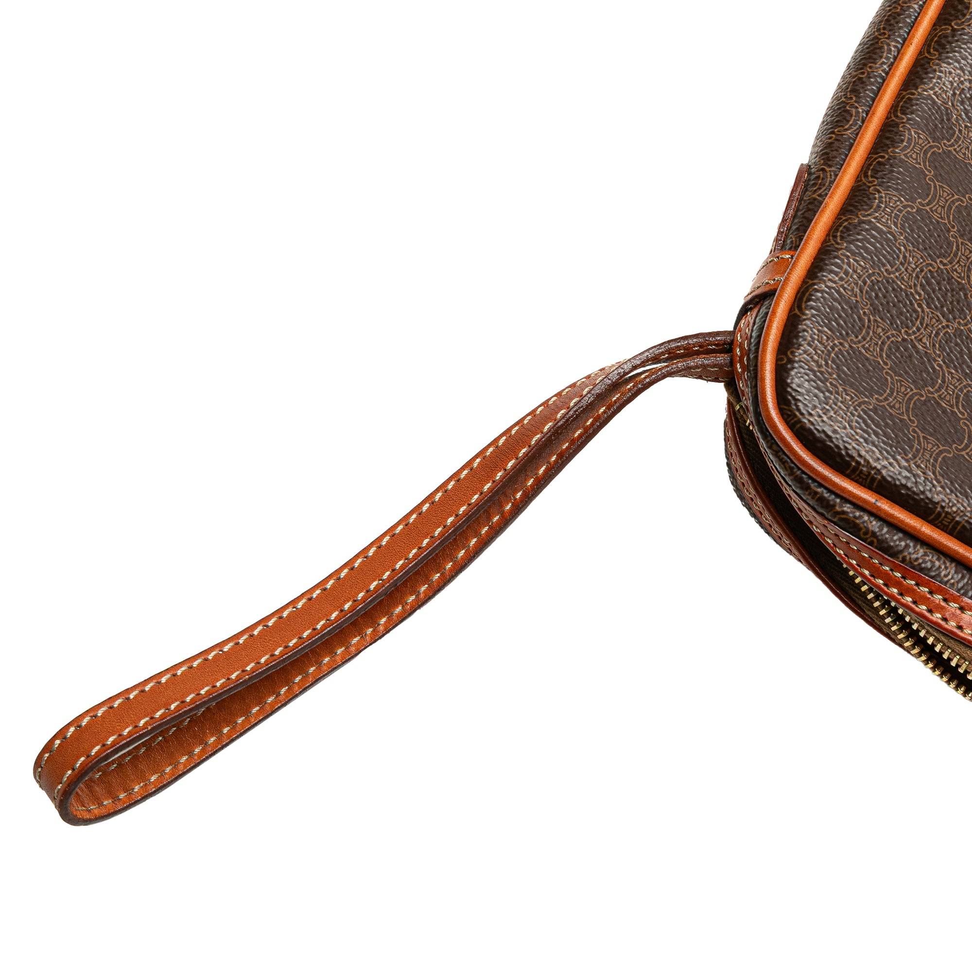 Macadam Coated Canvas Clutch