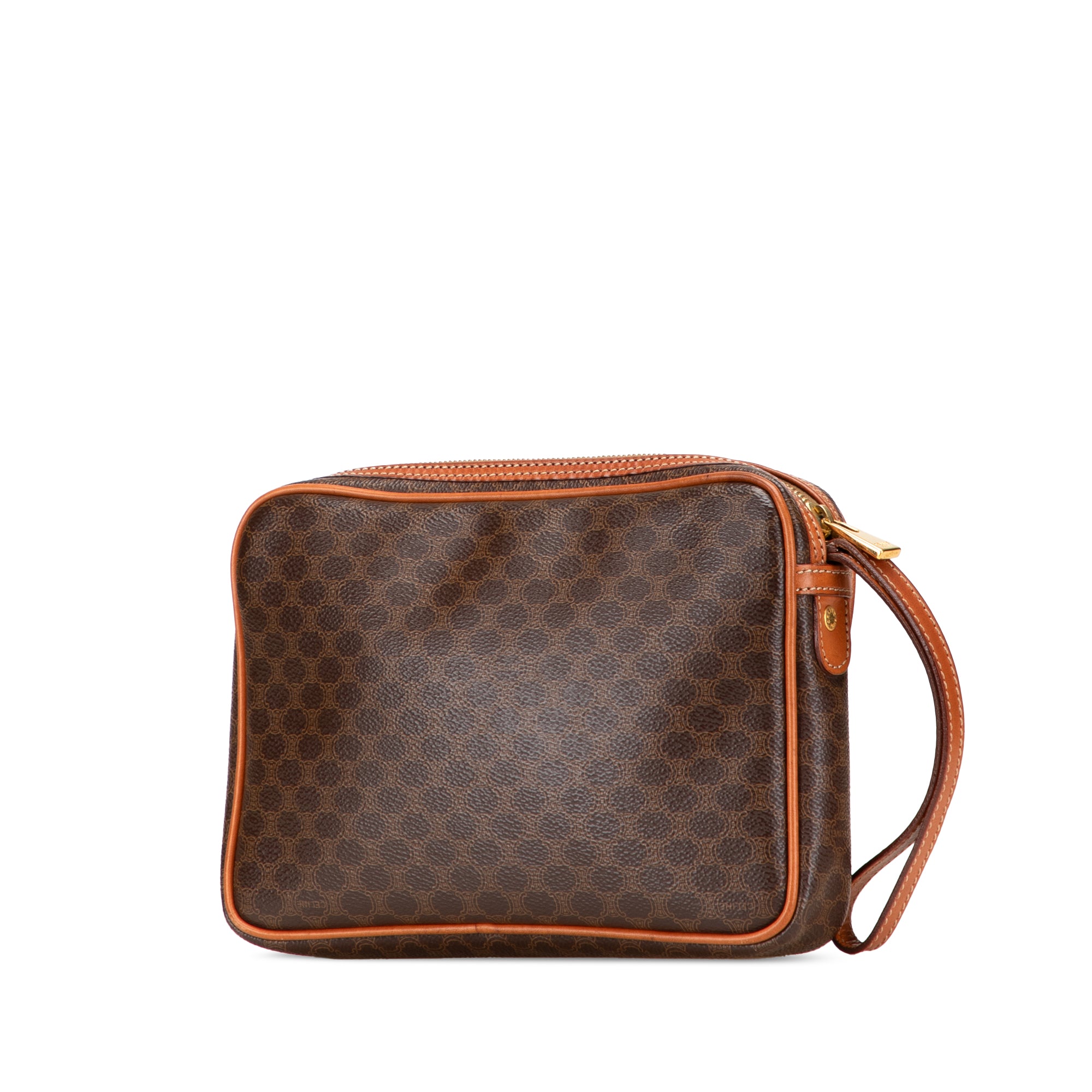 Macadam Coated Canvas Clutch