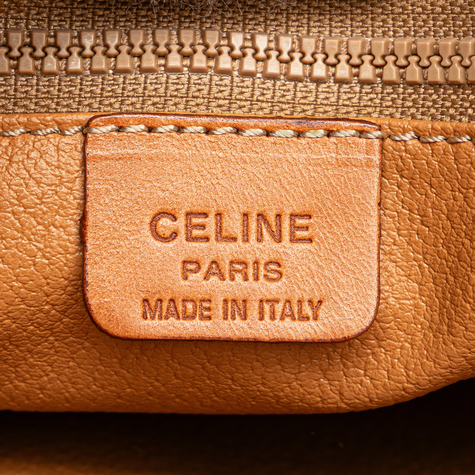 Macadam Coated Canvas Clutch