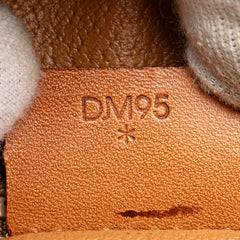 Macadam Coated Canvas Clutch