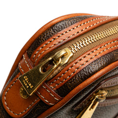 Macadam Coated Canvas Clutch