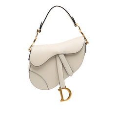 Mini Grained Calfskin Saddle Bag
