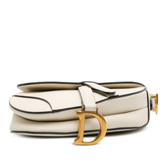 Mini Grained Calfskin Saddle Bag