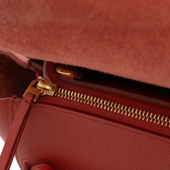 Nano Grained Calfskin Belt Bag