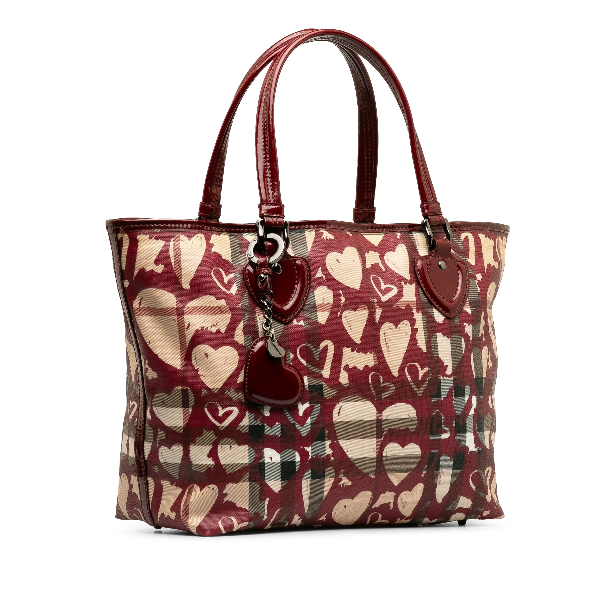 Super Nova Check Hearts Tote_1