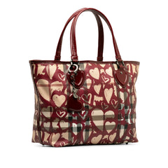 Super Nova Check Hearts Tote_1