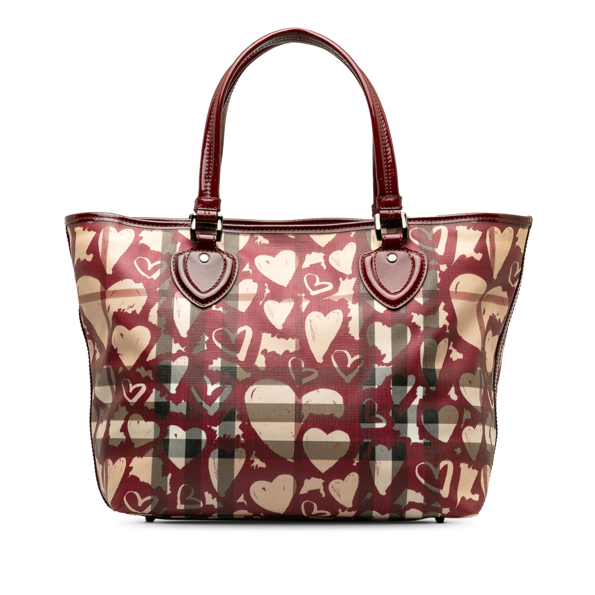 Super Nova Check Hearts Tote_2