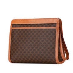 Macadam Coated Canvas Clutch