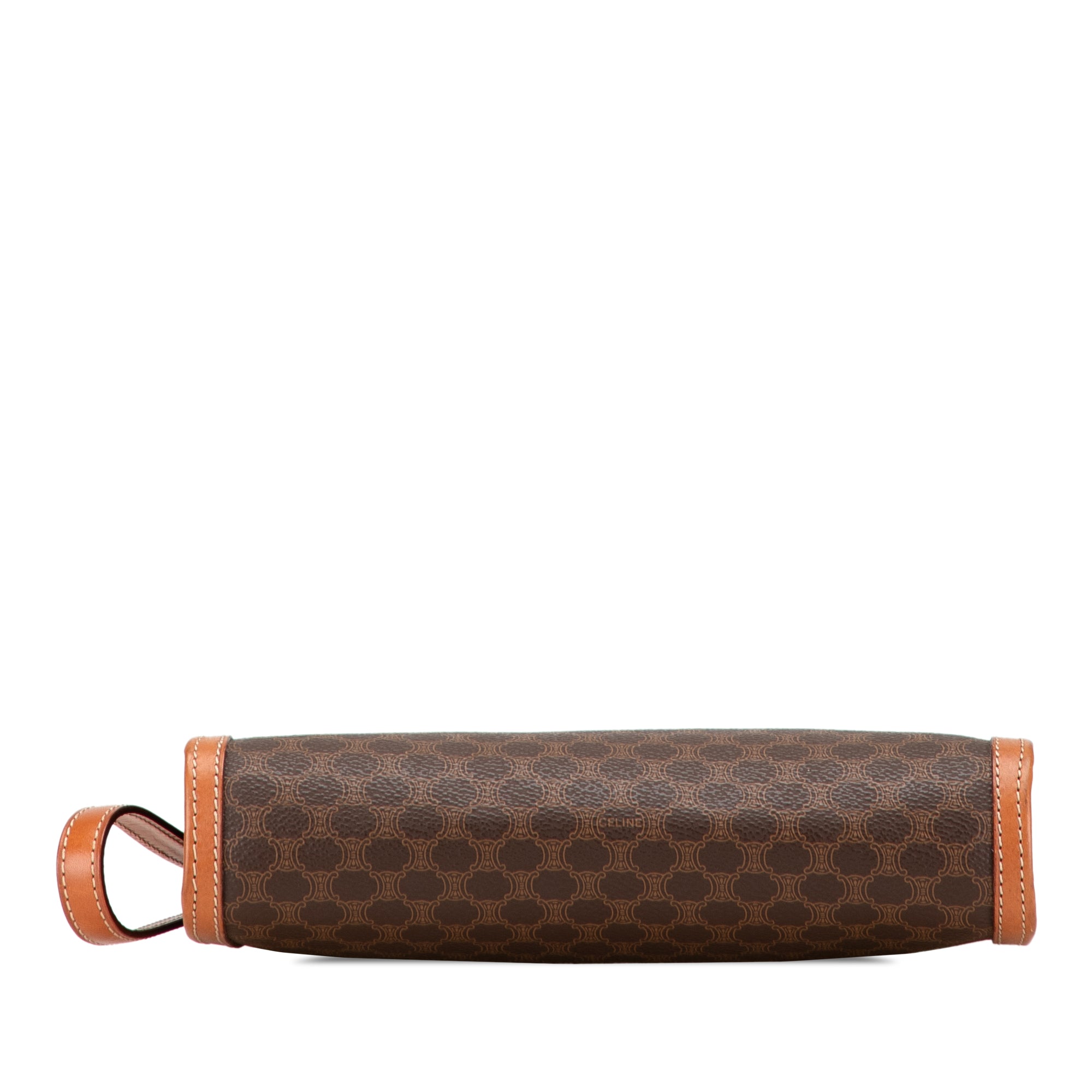 Macadam Coated Canvas Clutch