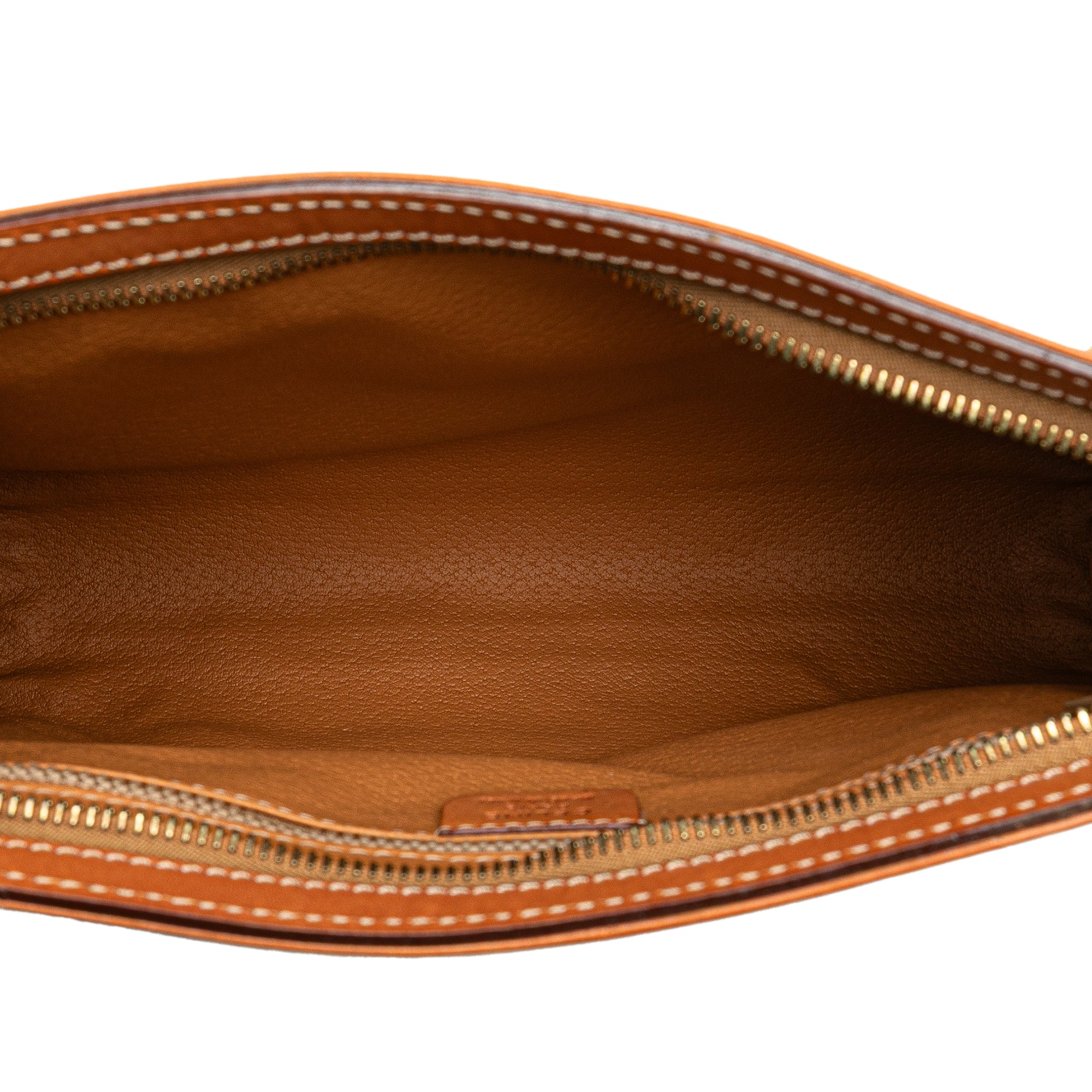 Macadam Coated Canvas Clutch