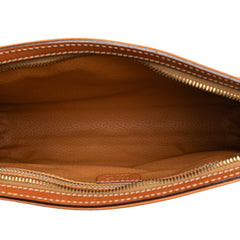 Macadam Coated Canvas Clutch