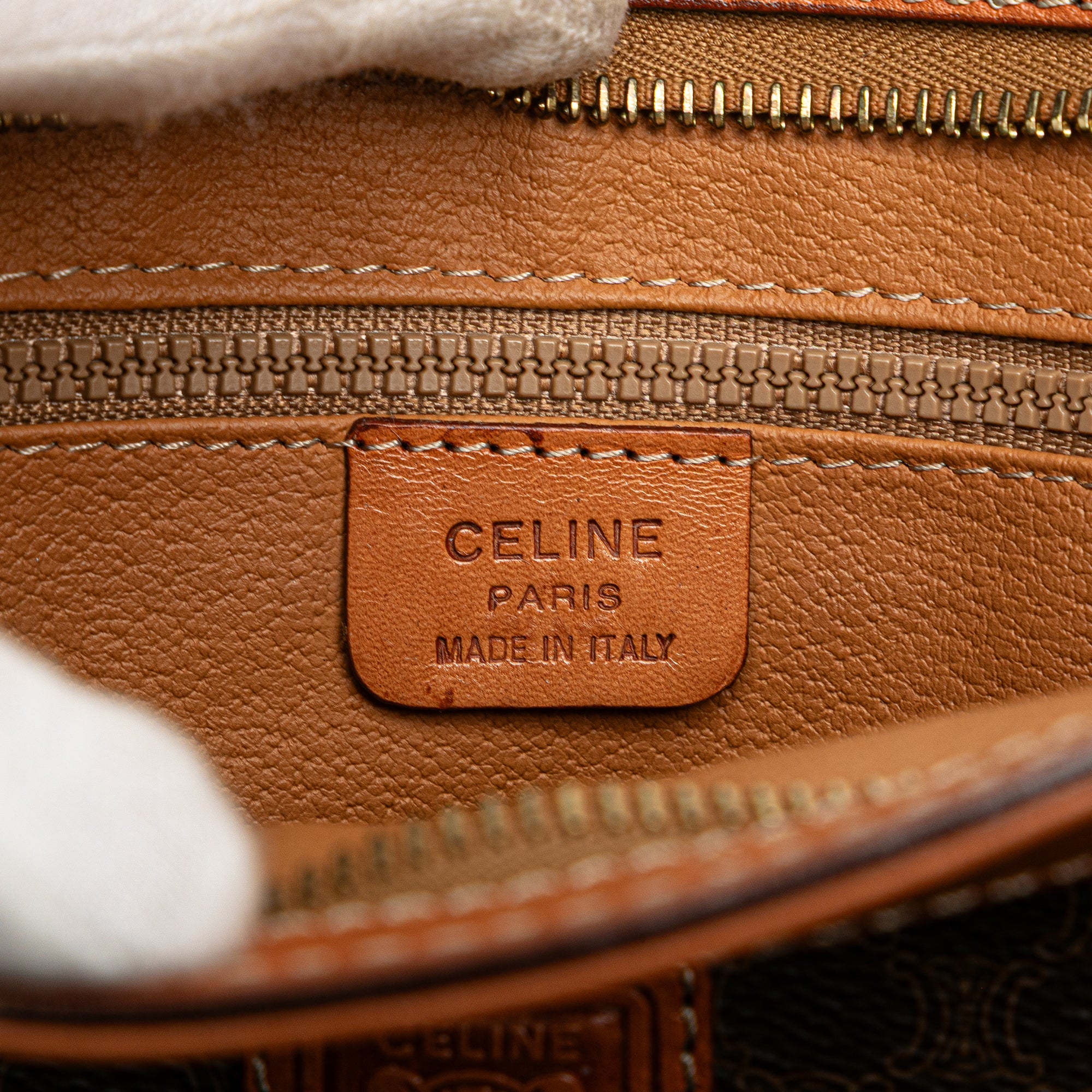 Macadam Coated Canvas Clutch