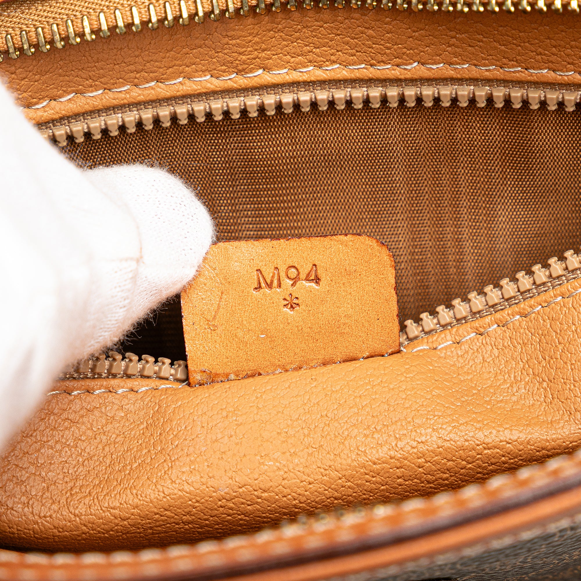 Macadam Coated Canvas Clutch