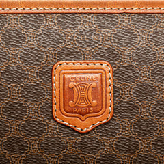 Macadam Coated Canvas Clutch