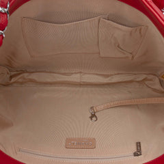 Quilted Caviar Expandable Zip Tote