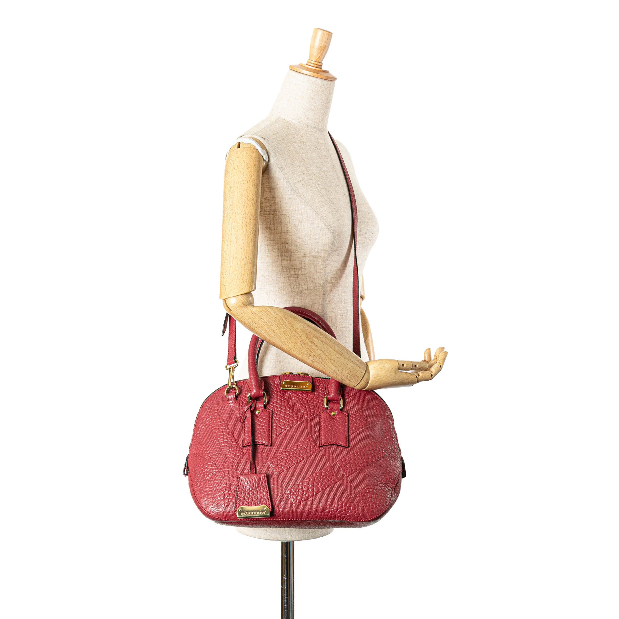 Orchard Embossed Leather Satchel