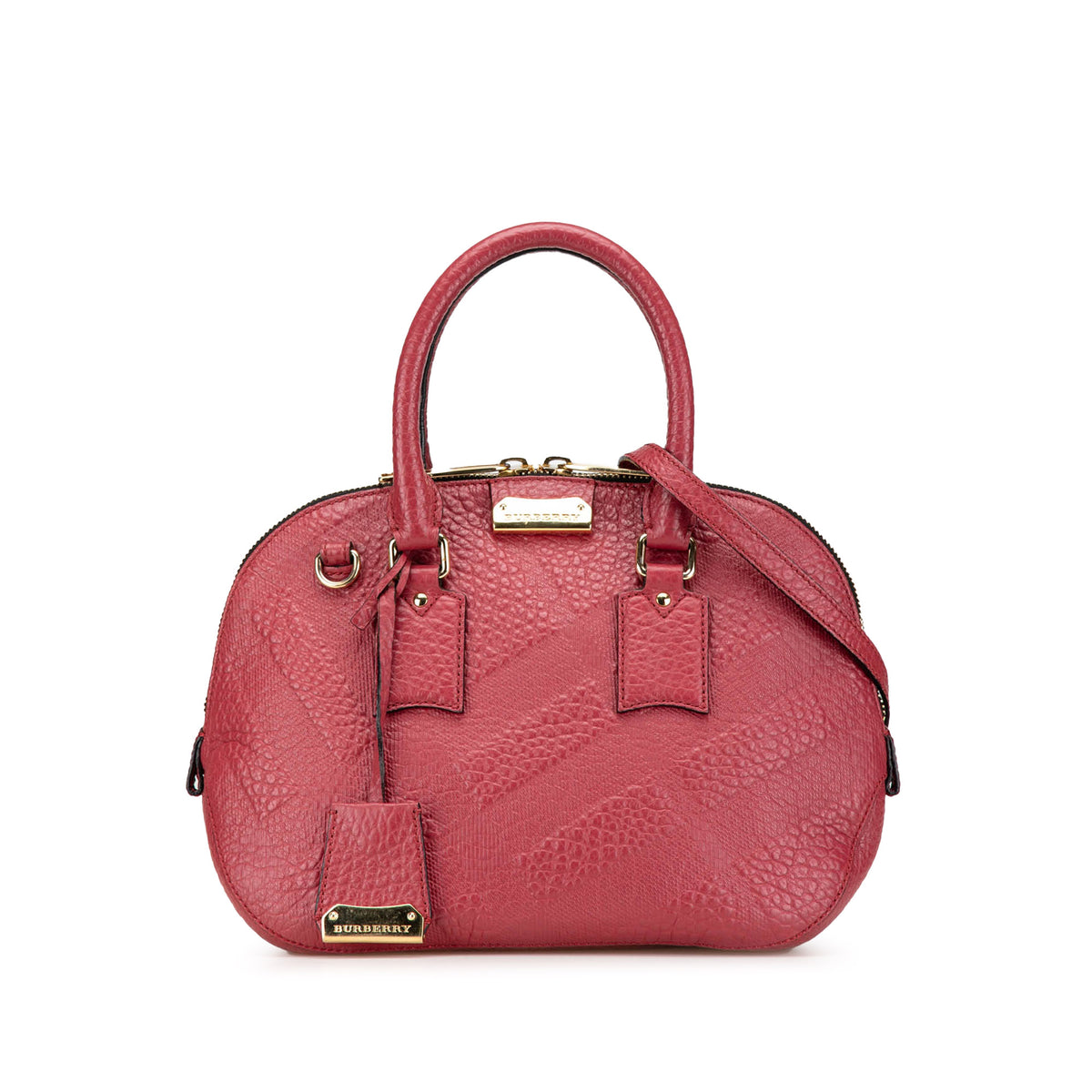 Orchard Embossed Leather Satchel