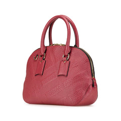 Orchard Embossed Leather Satchel