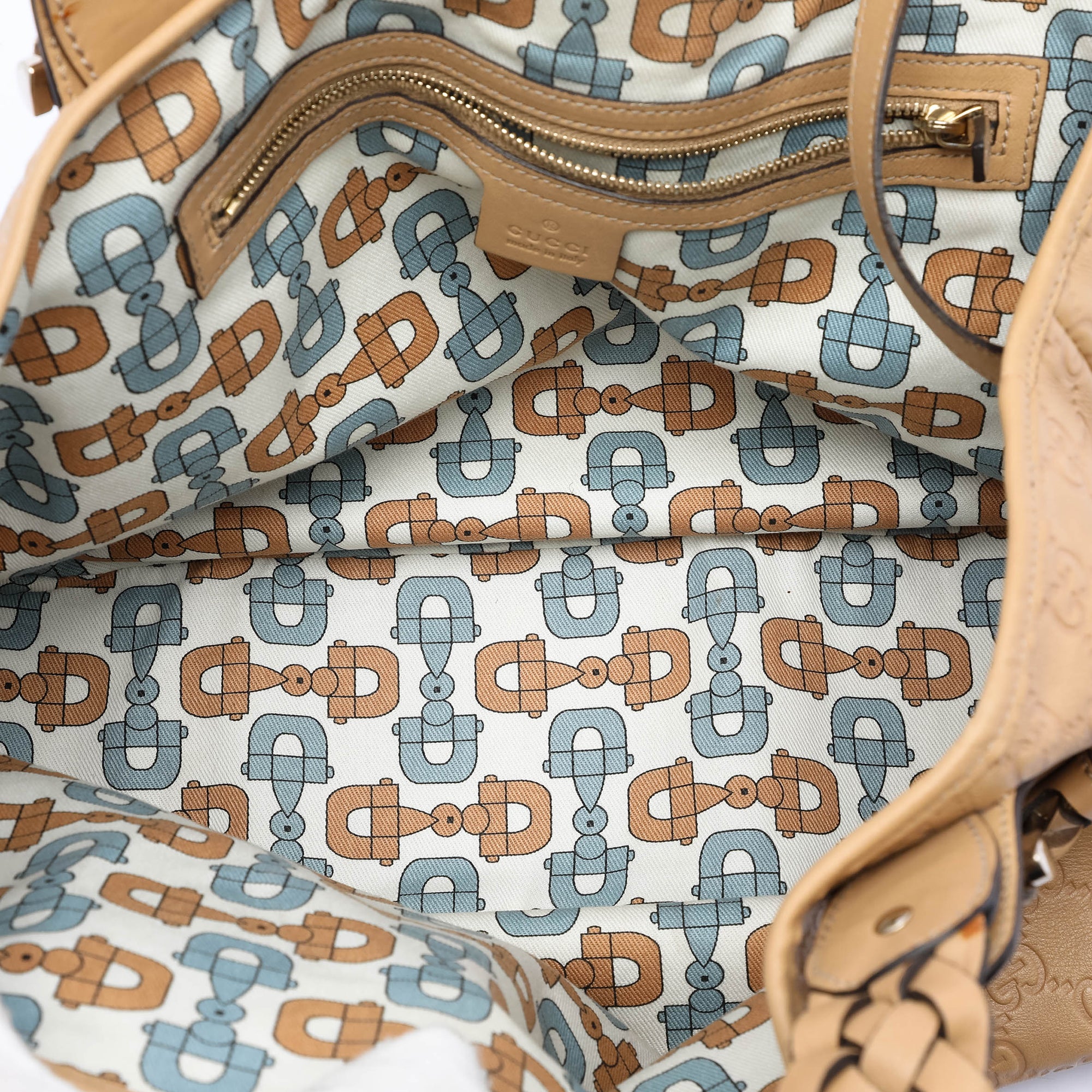 Guccissima Horsebit Pelham Shoulder Bag