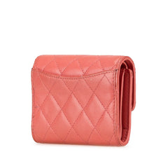 CC Quilted Caviar Trifold Wallet