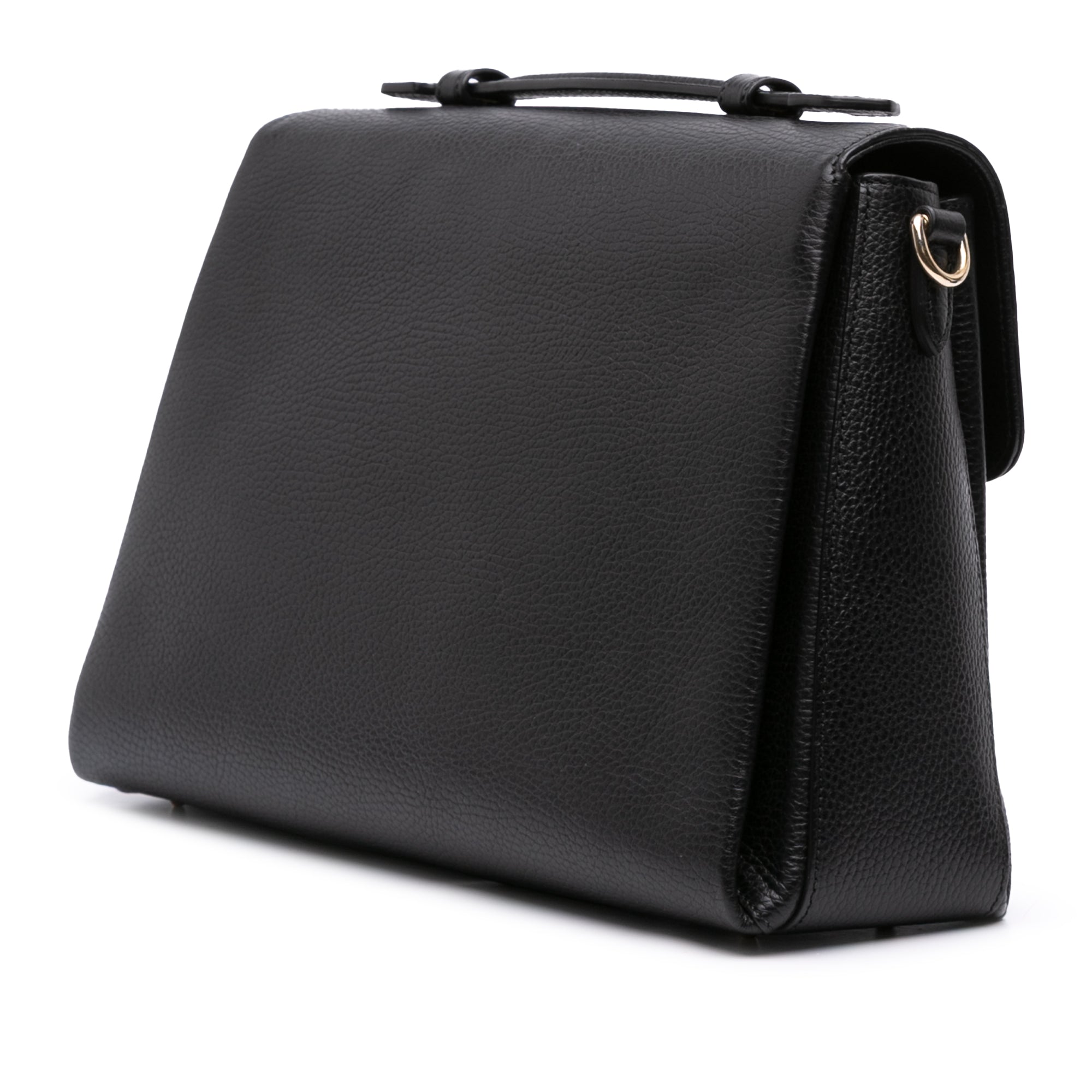Medium Dollar Calf Interlocking G Satchel
