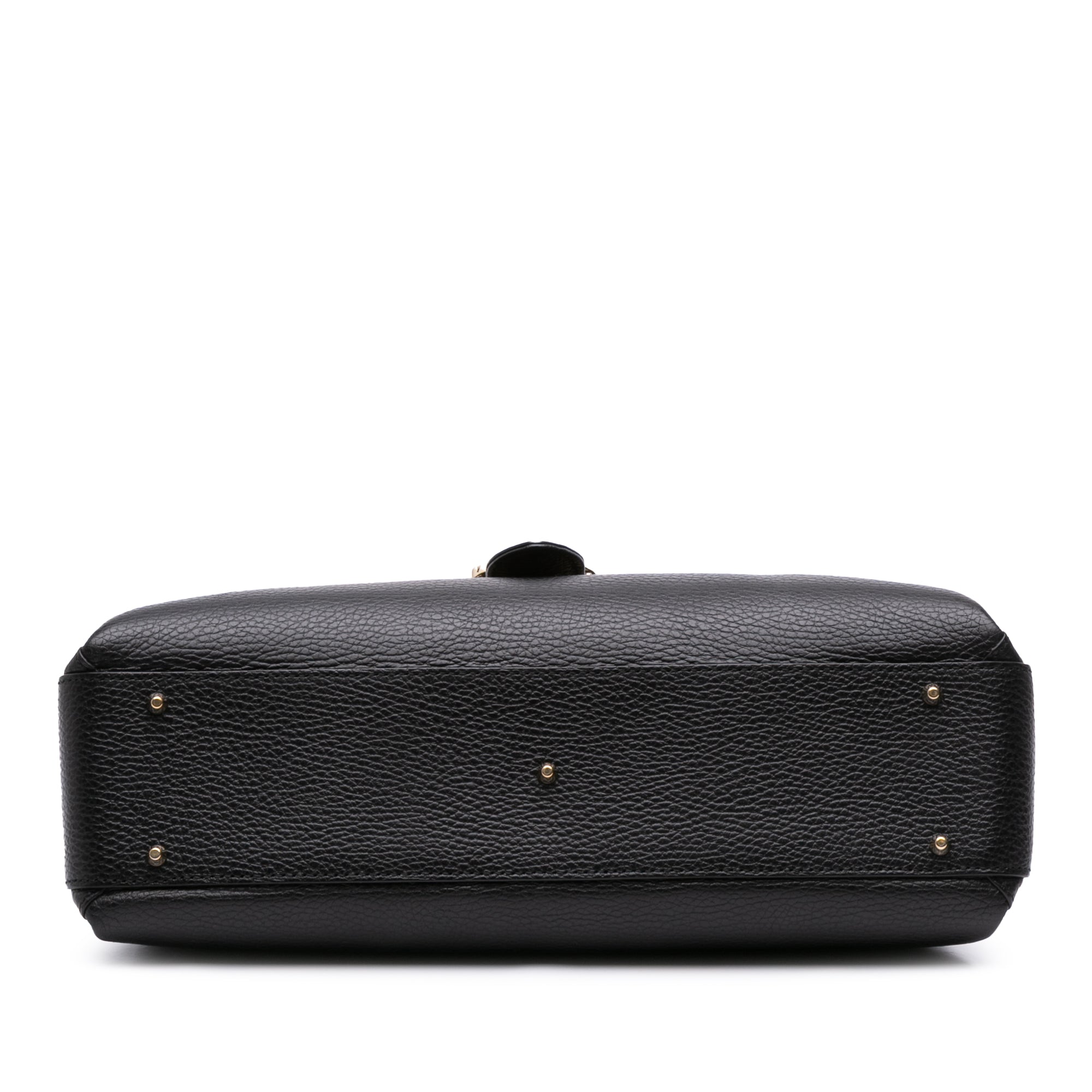 Medium Dollar Calf Interlocking G Satchel