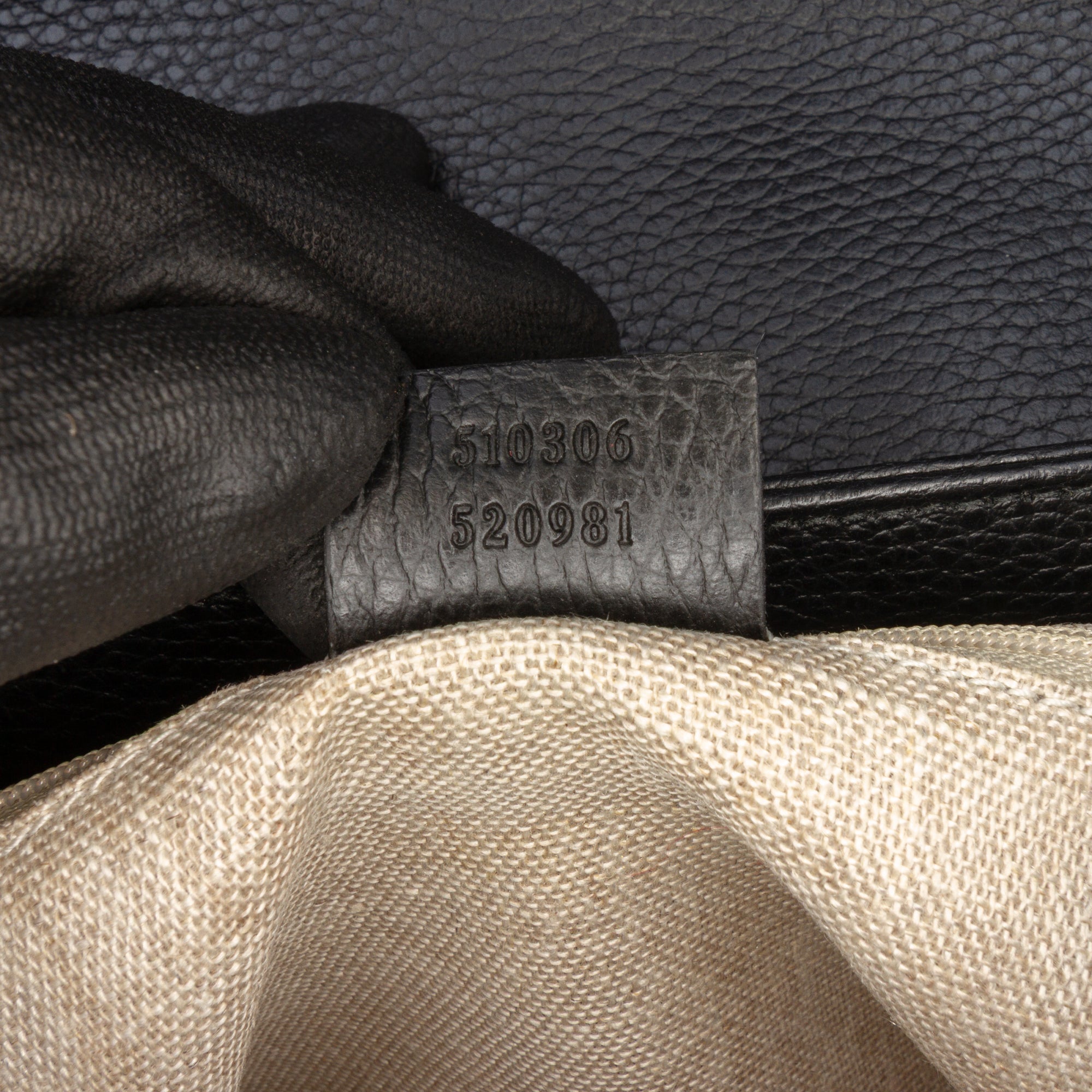 Medium Dollar Calf Interlocking G Satchel