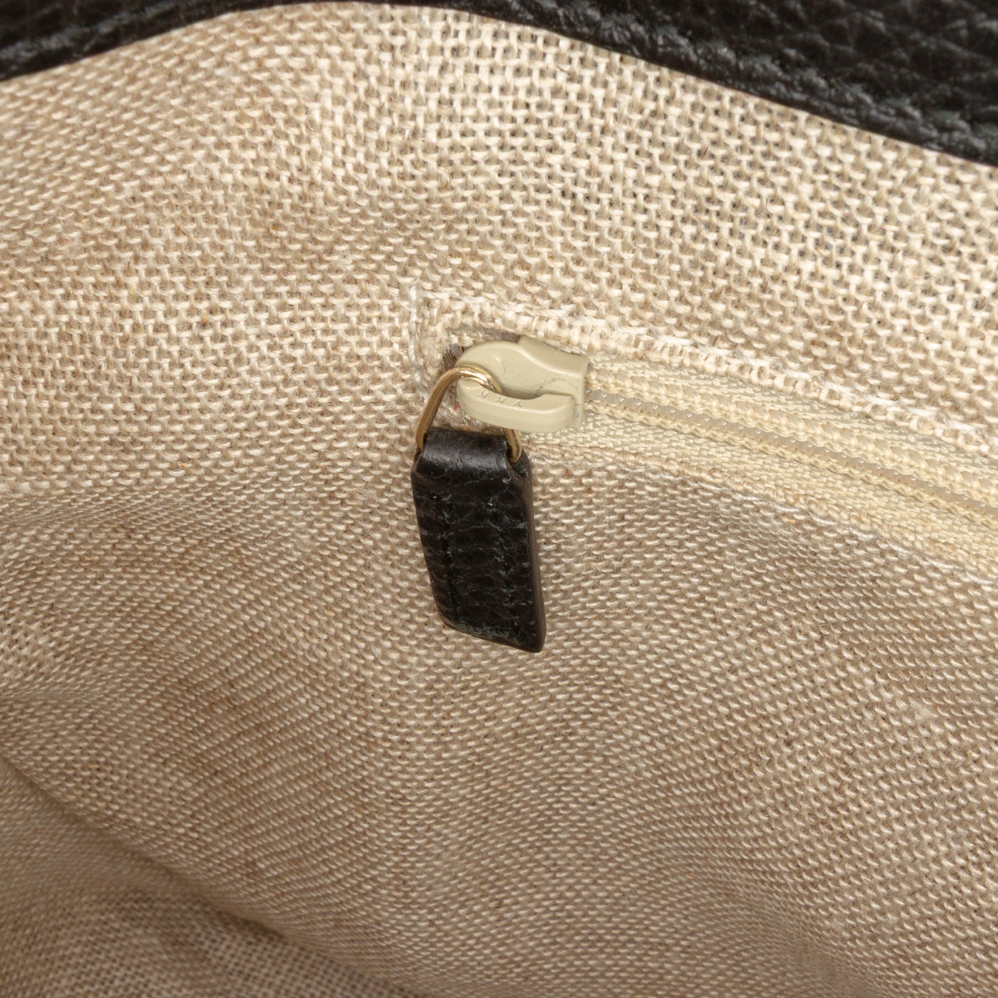 Medium Dollar Calf Interlocking G Satchel