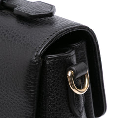 Medium Dollar Calf Interlocking G Satchel