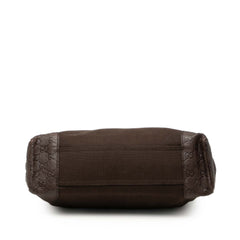 Guccissima Trimmed Canvas Crossbody