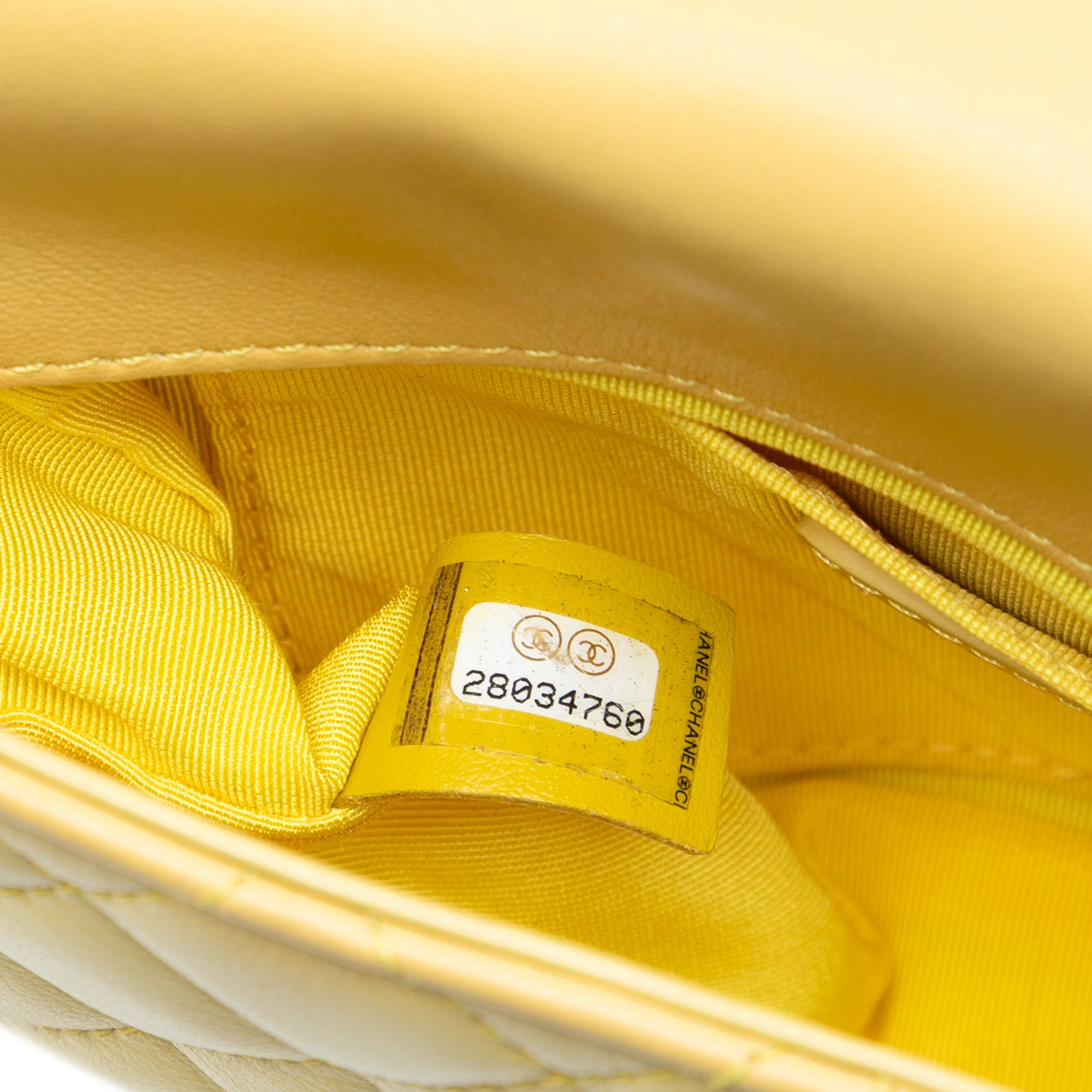 CC Quilted Lambskin Side Packs Flap