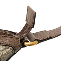 Small GG Supreme Web Ophidia Half Moon Crossbody