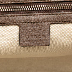 Small GG Supreme Web Ophidia Half Moon Crossbody