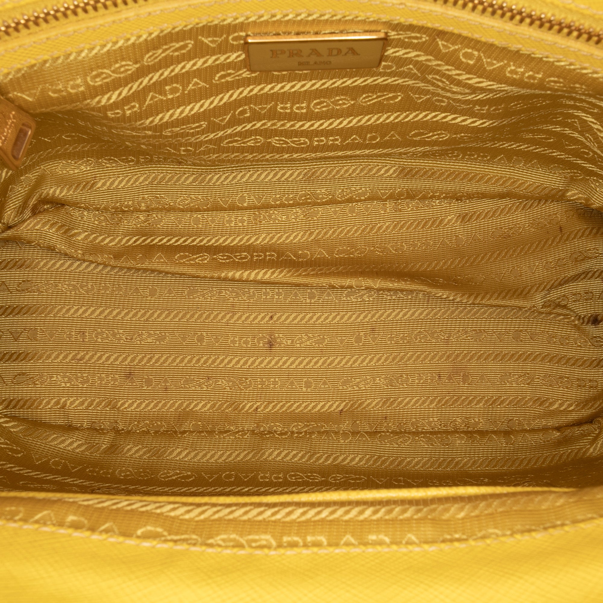 Small Saffiano Lux Galleria Double Zip Satchel