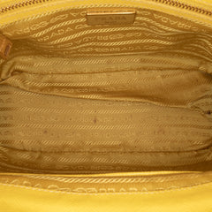 Small Saffiano Lux Galleria Double Zip Satchel