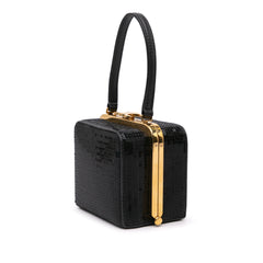 Leather Sequin Triomphe Minaudiere
