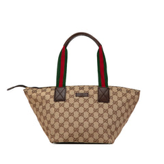 GG Canvas Web Handbag