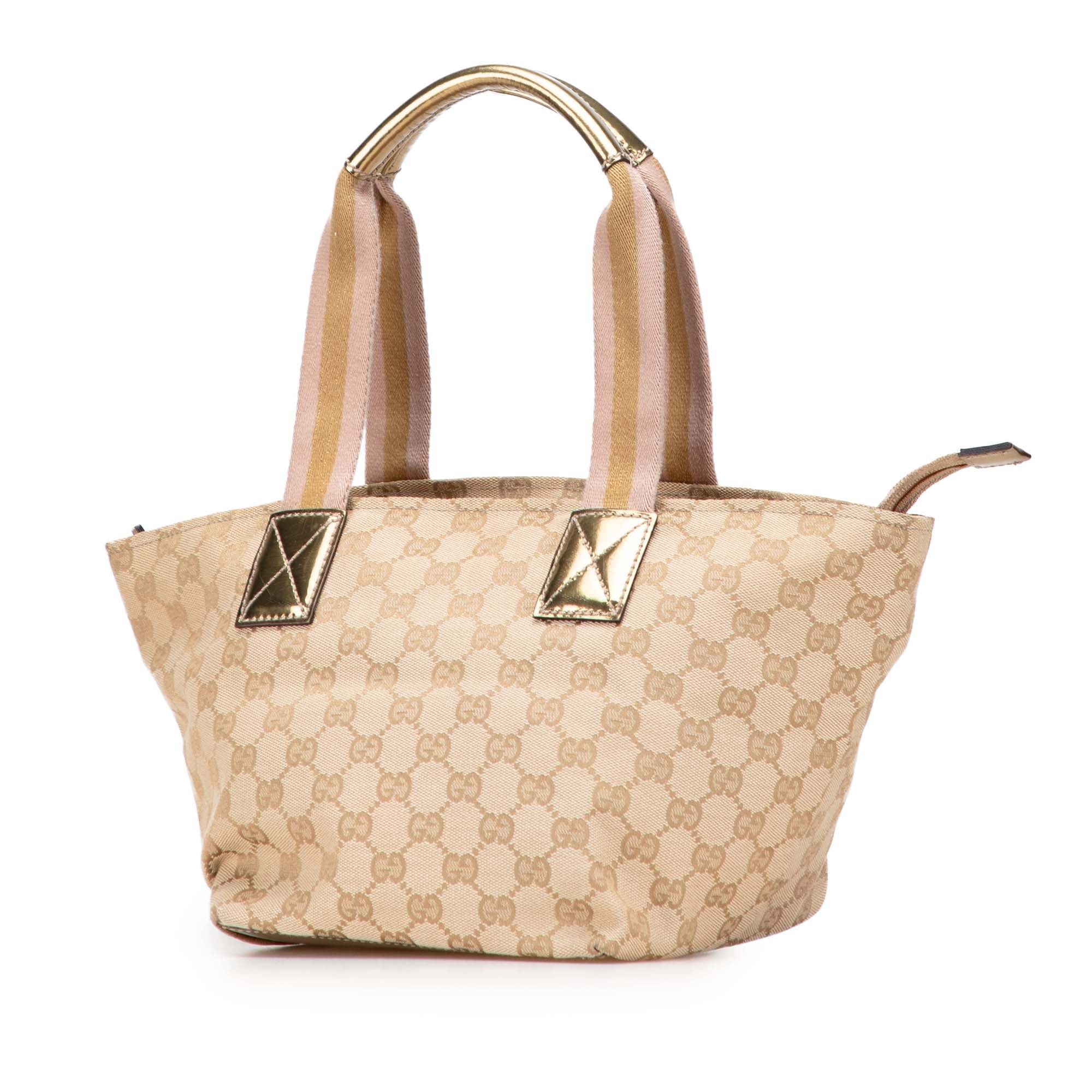GG Canvas Web Handbag