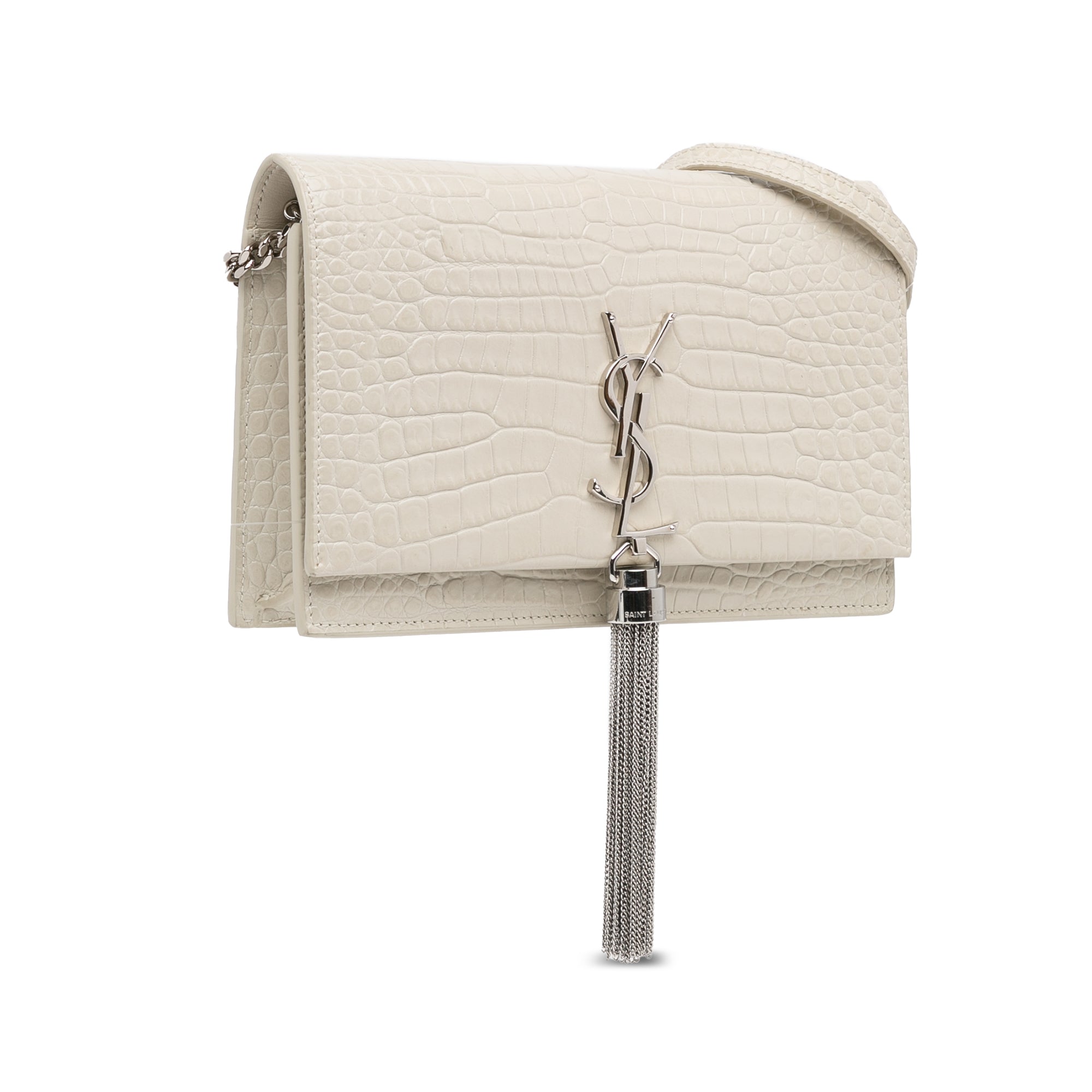 Small Embossed Kate Tassel Wallet on Chain_1