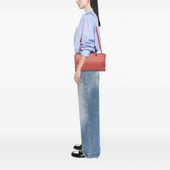 Medium Calfskin Bamboo Shopper Satchel