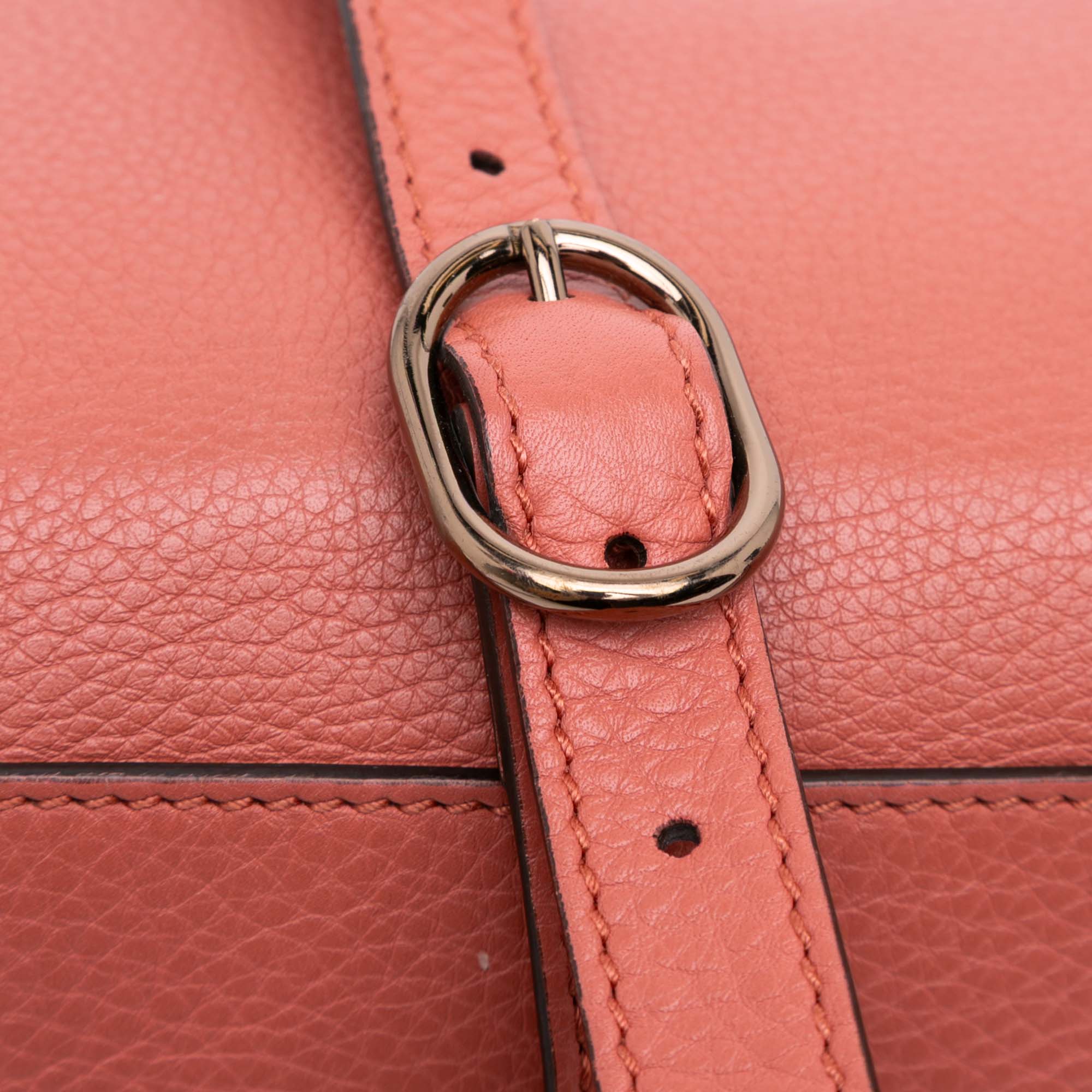 Medium Calfskin Bamboo Shopper Satchel