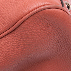 Medium Calfskin Bamboo Shopper Satchel