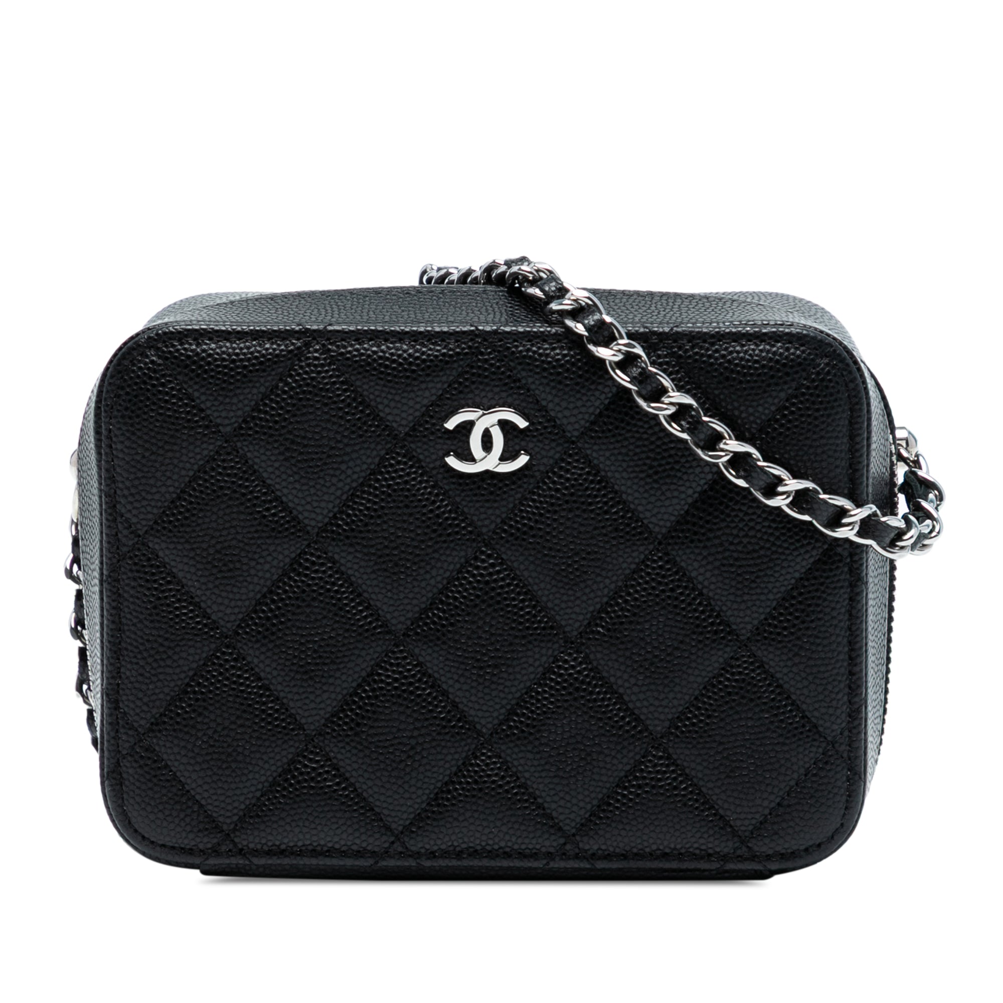 CC Quilted Caviar Camera Bag