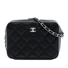 CC Quilted Caviar Camera Bag