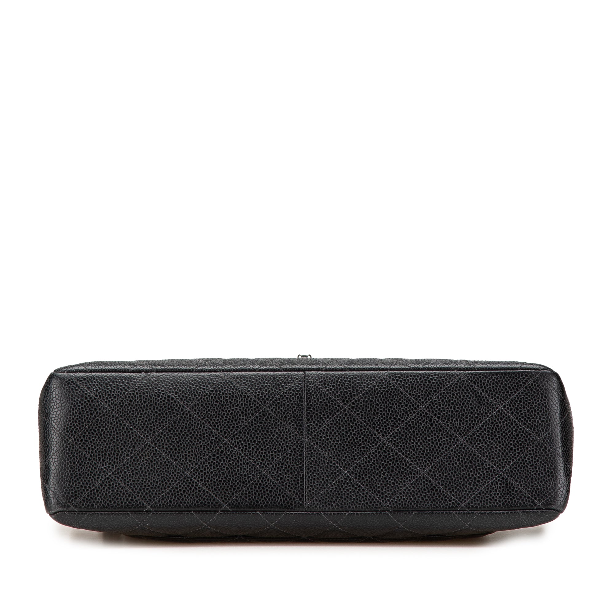 Jumbo Quilted Caviar Single Flap
