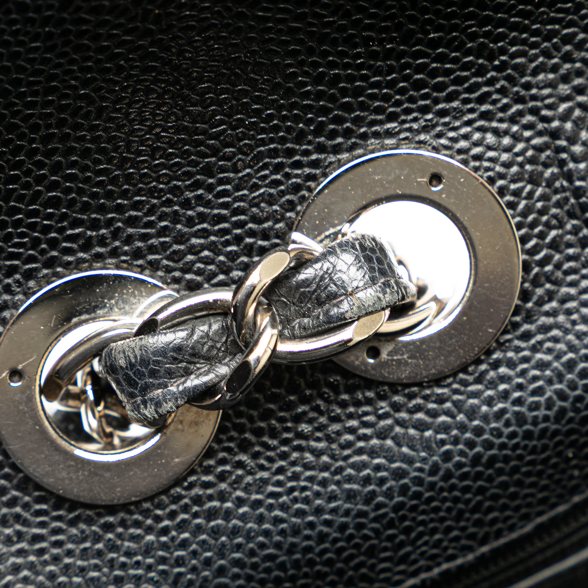 Jumbo Quilted Caviar Single Flap