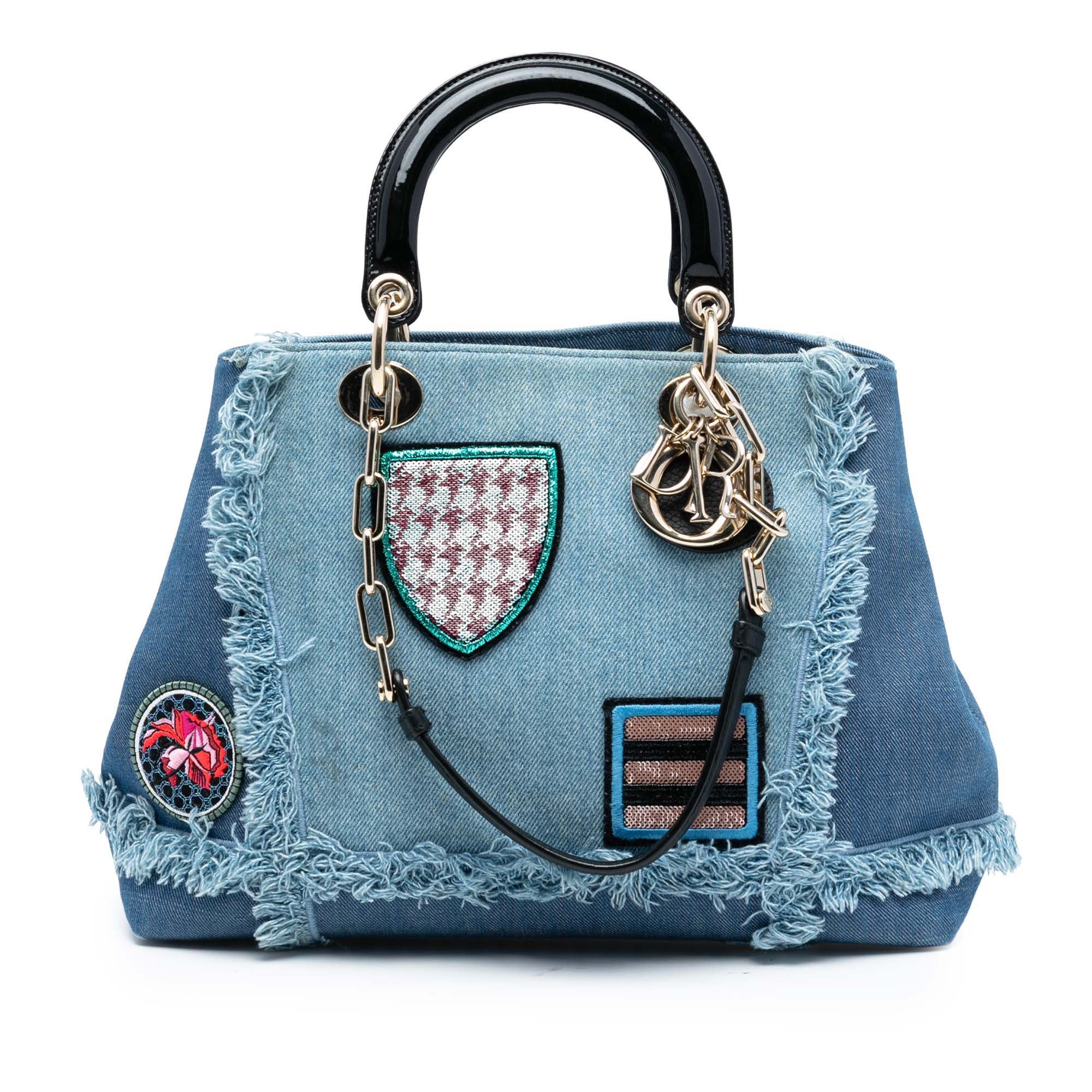 Denim Patch D Light Satchel