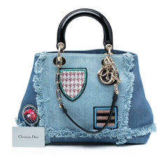 Denim Patch D Light Satchel