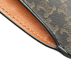 Triomphe Coated Canvas Phone Pouch Flap Crossbody